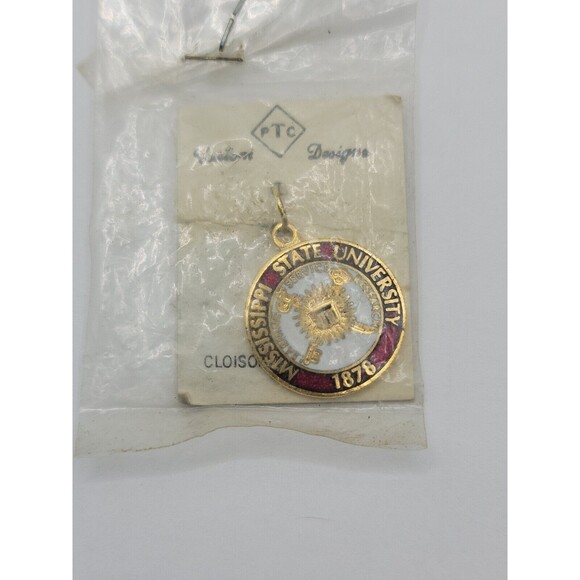 Mississippi University Jewelry - Mississippi University Charm Enameled and Cloisonne